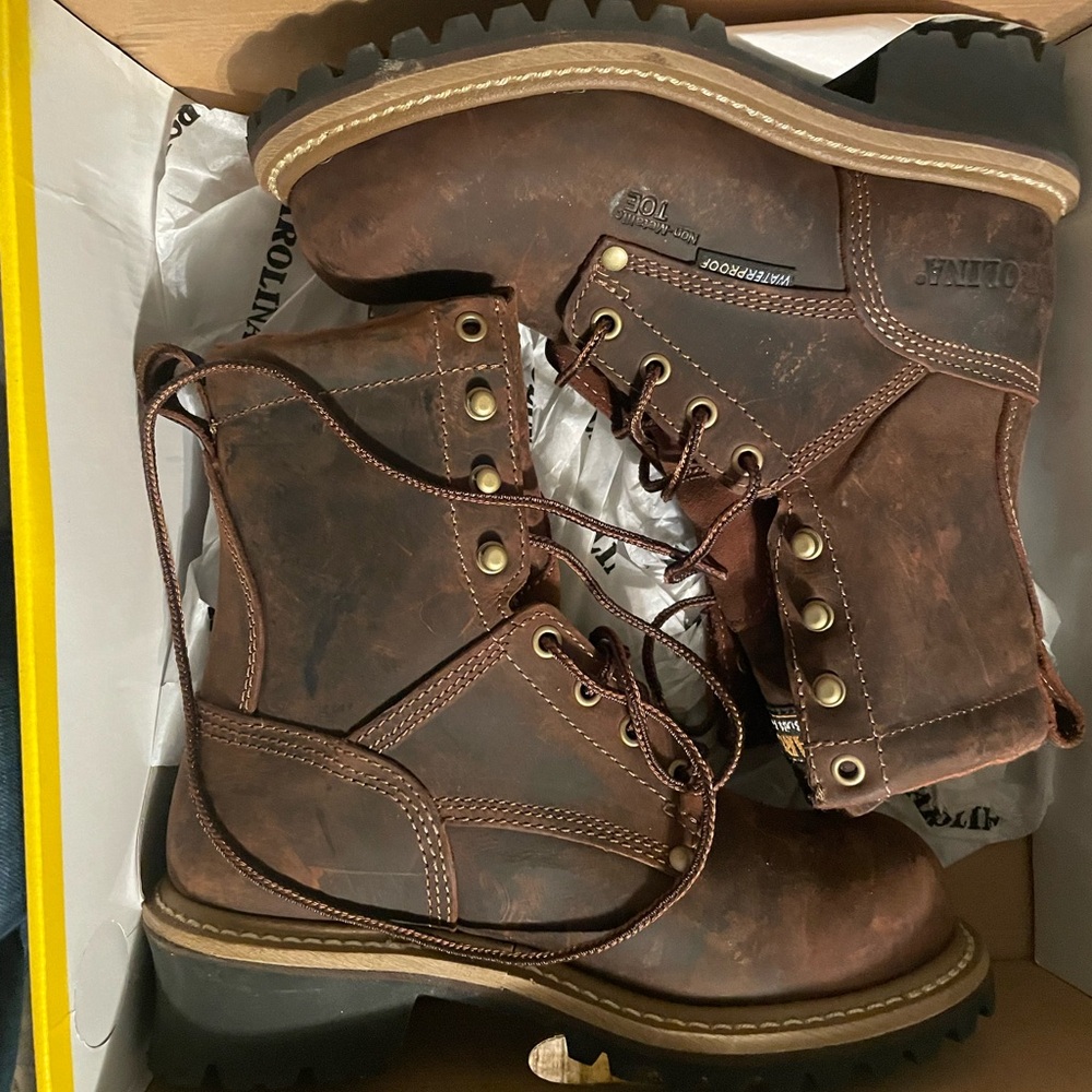 Carolina composite toe logger boots